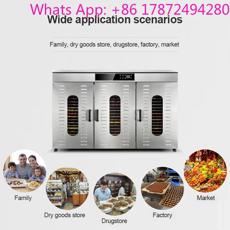 Food Processor Snacks - 60 Layers Commercial Fruit Vegetable Dryer