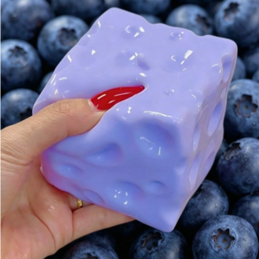 New Blueberry Color Cheese Squ - Food & Snacks Colouring Book ulasan dan harga