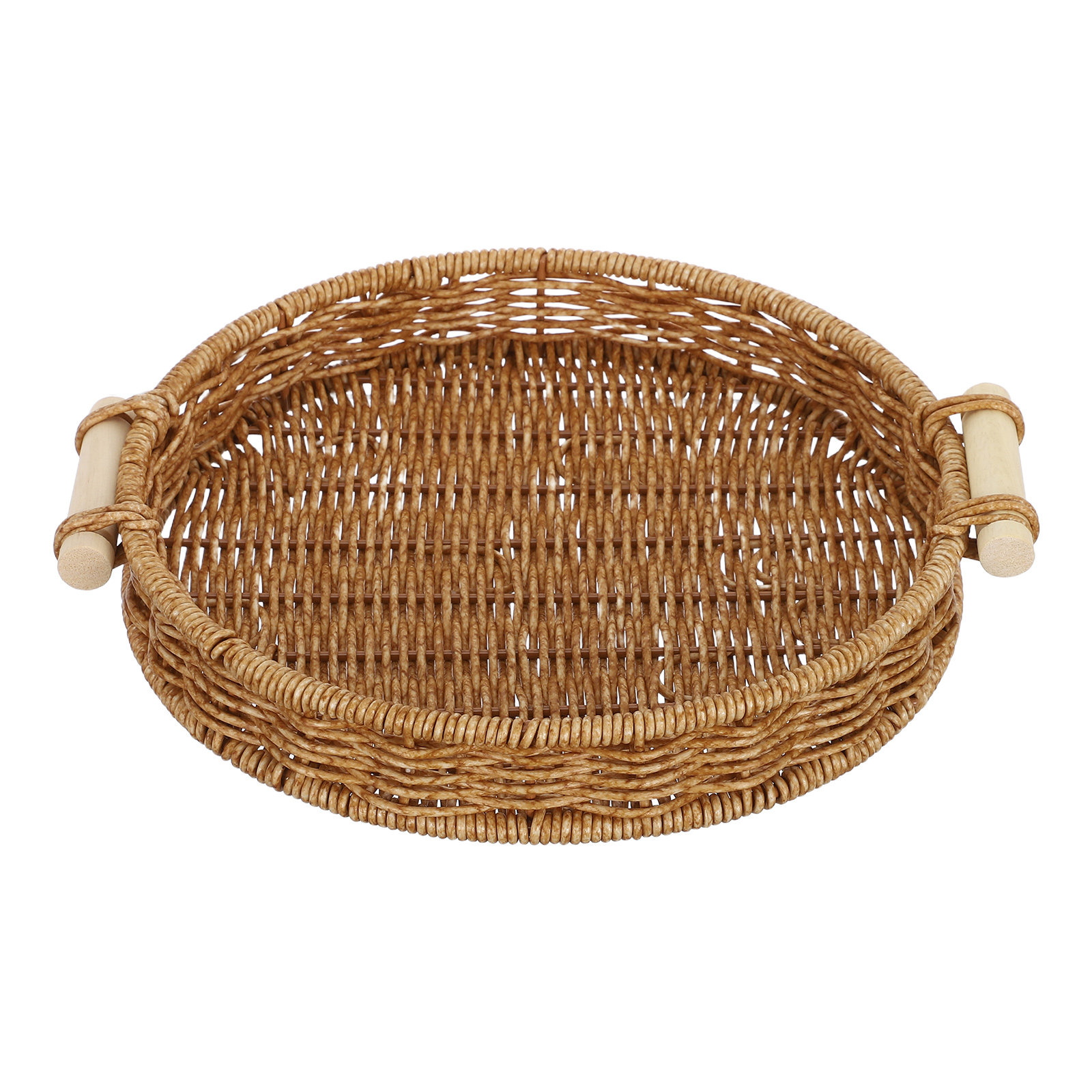 Imitation Rattan Bread Basket  - Food Drink Snacks ulasan dan harga