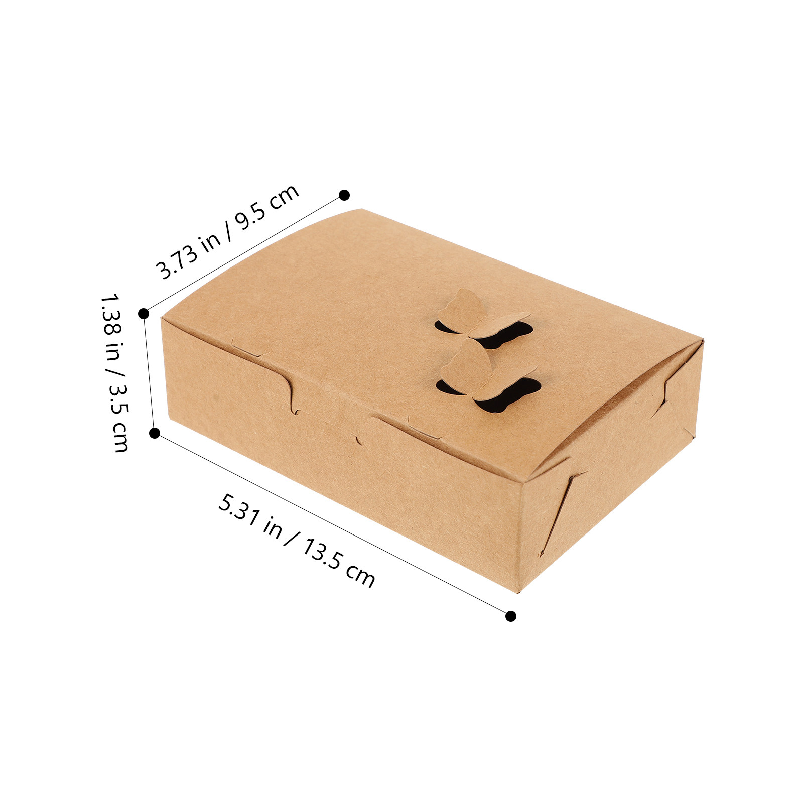 25Pcs Kraft Paper Food Storage - Food Day Snacks ulasan dan harga