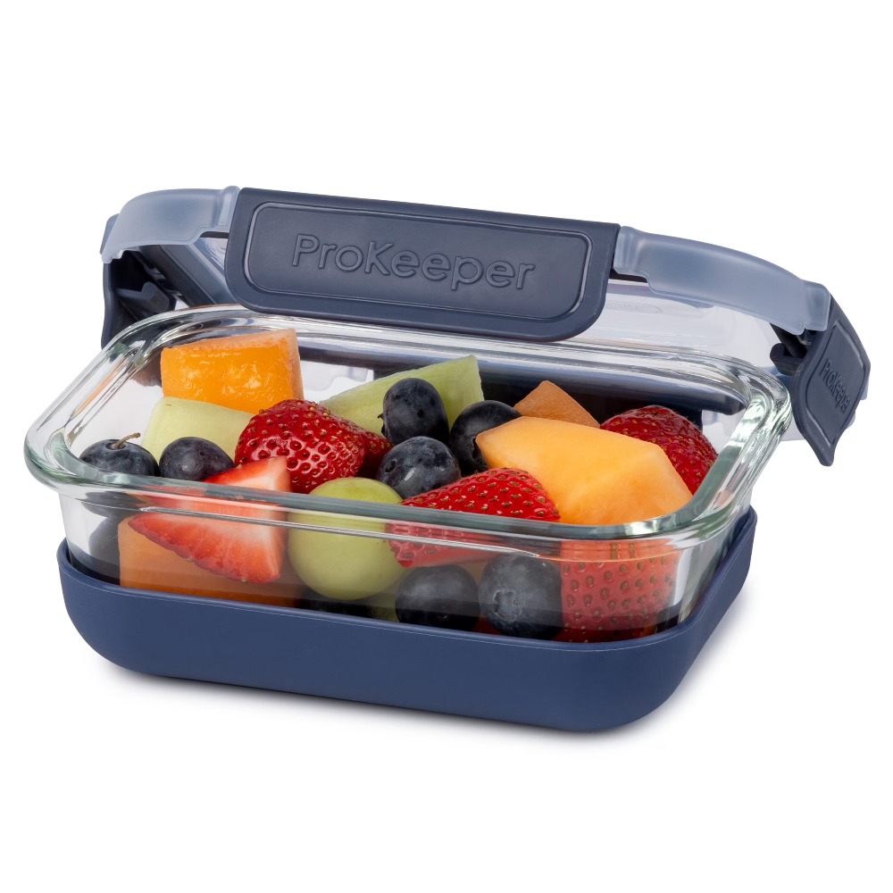 2 Pack 1.6 Cup Glass Food Stor - Food Packed Snacks ulasan dan harga