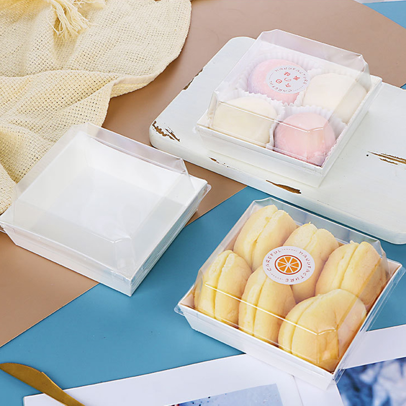 50Pcs Kraft Paper Box Bento Br - Food Day Snacks ulasan dan harga