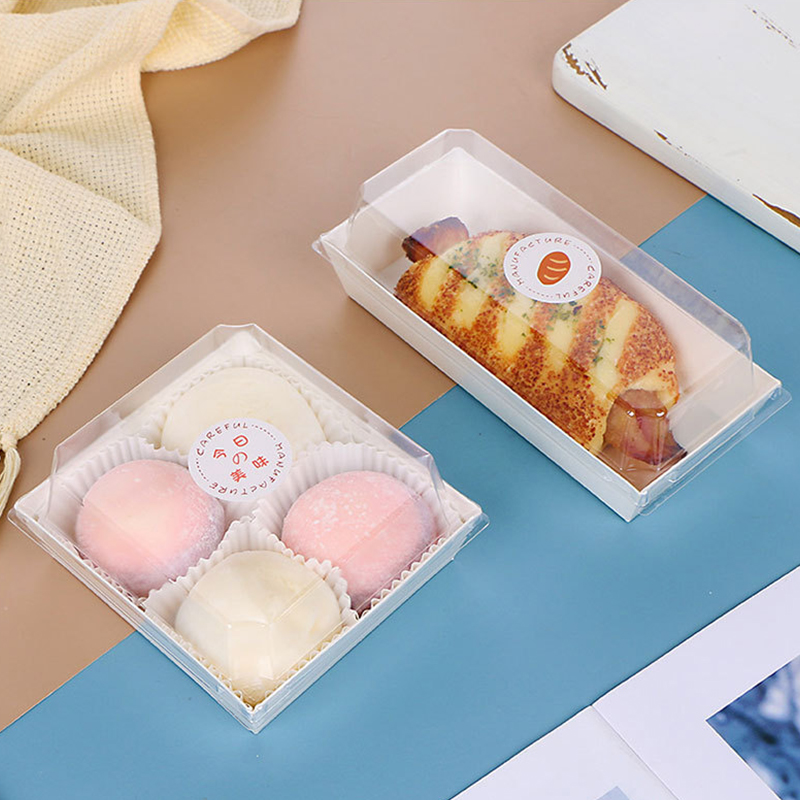 50Pcs Kraft Paper Box Bento Br - Food Day Snacks ulasan dan harga