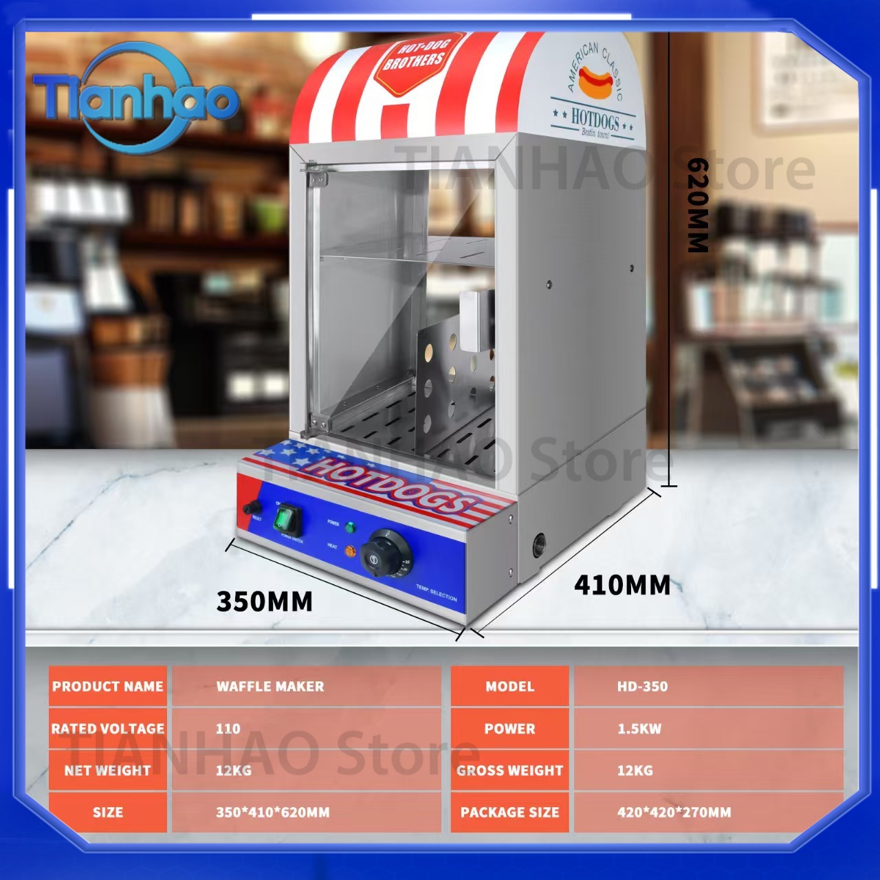 Commercial Automatic Hot Dog B - Food Processor Snacks ulasan dan harga