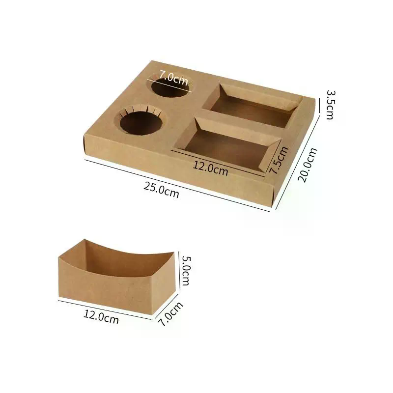 10 Pcs Kraft Paper Picnic Spri - Food Packed Snacks ulasan dan harga