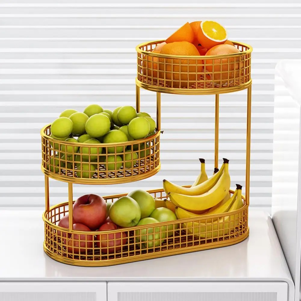 Three-layer Fruit Basket  Livi - Food Drink Snacks ulasan dan harga