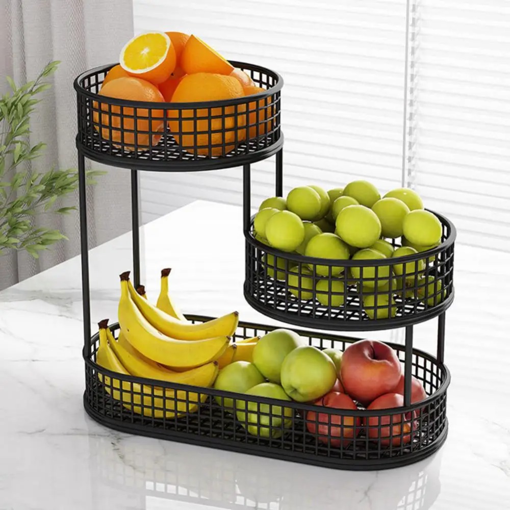 Three-layer Fruit Basket  Livi - Food Drink Snacks ulasan dan harga