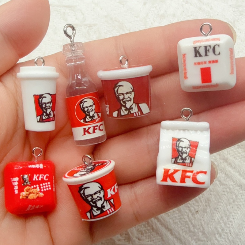 10pcs cartoon resin food bag k - Food & Snacks Colouring Book ulasan dan harga