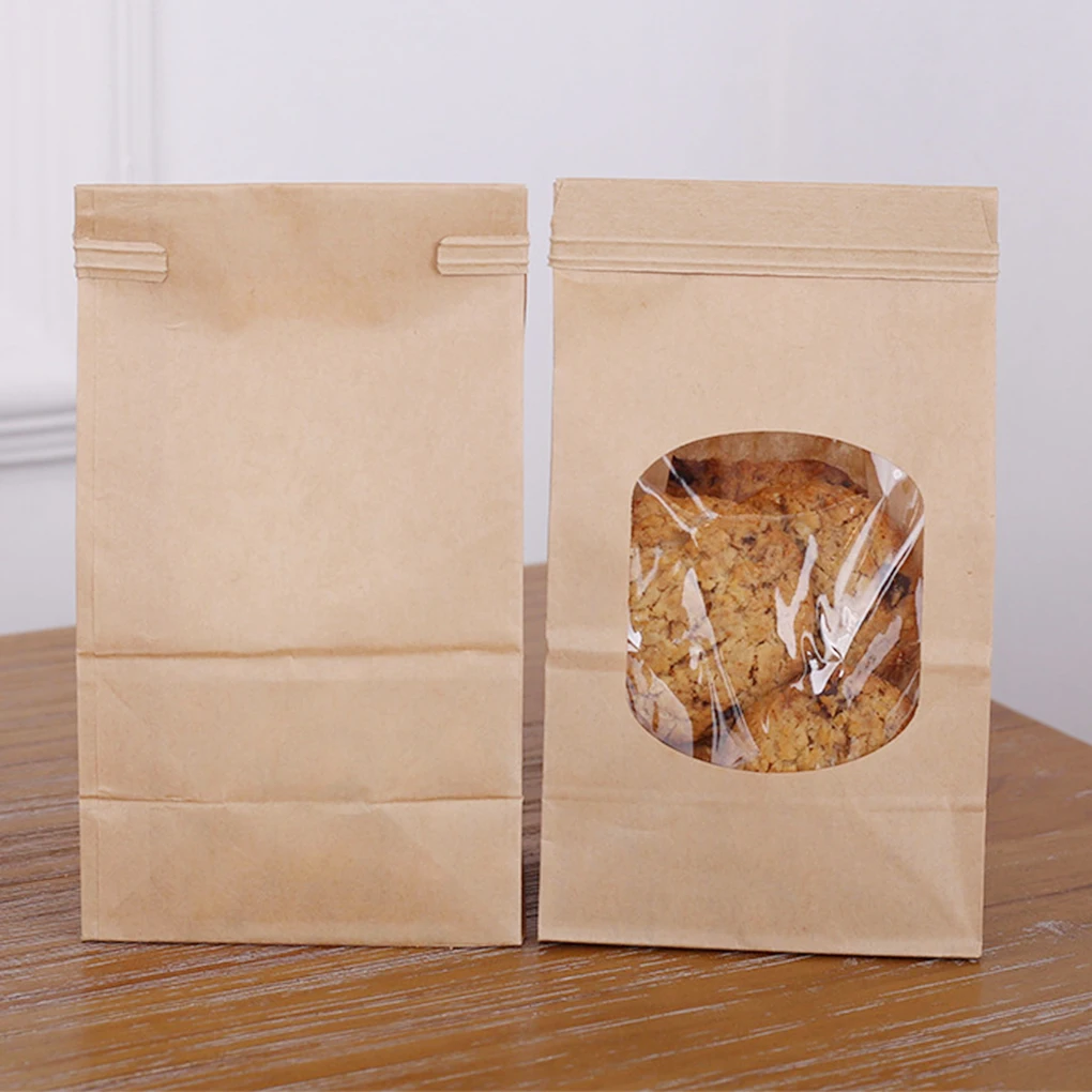 10Pcs Bakery Bags, Window Seal - Food Day Snacks ulasan dan harga