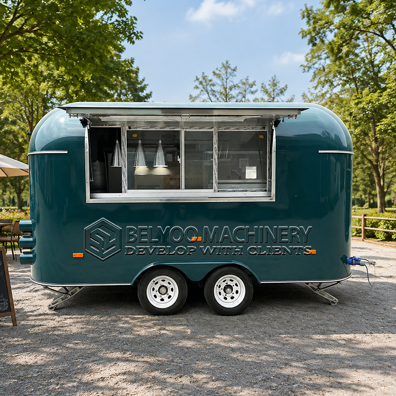 Belyoo Commercial Food Trailer - Food Snacks In Usa ulasan dan harga