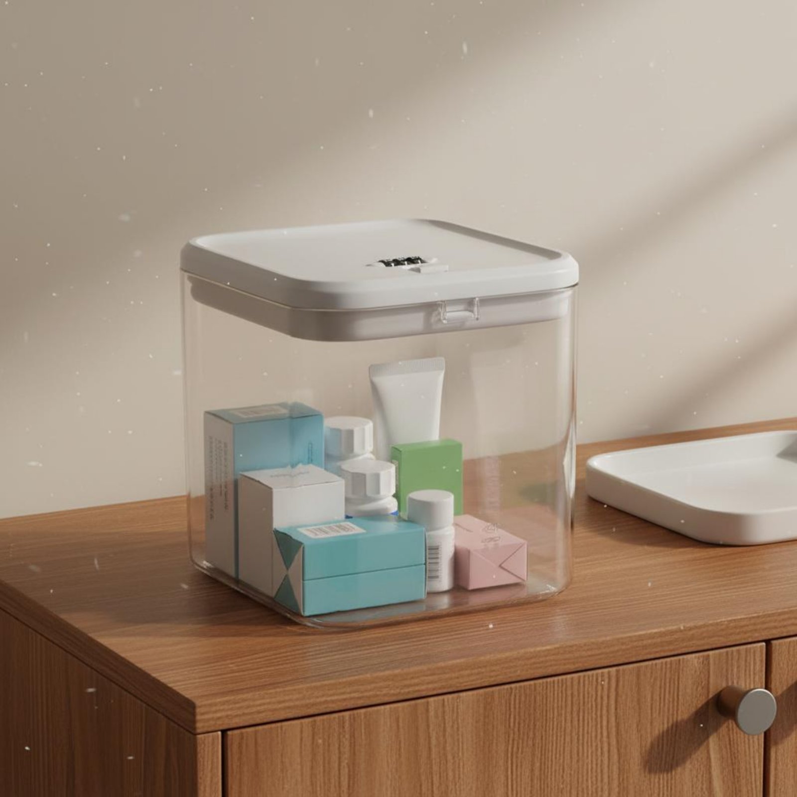 Clear Lockable Box Versatile L - Food & Snacks Colouring Book ulasan dan harga