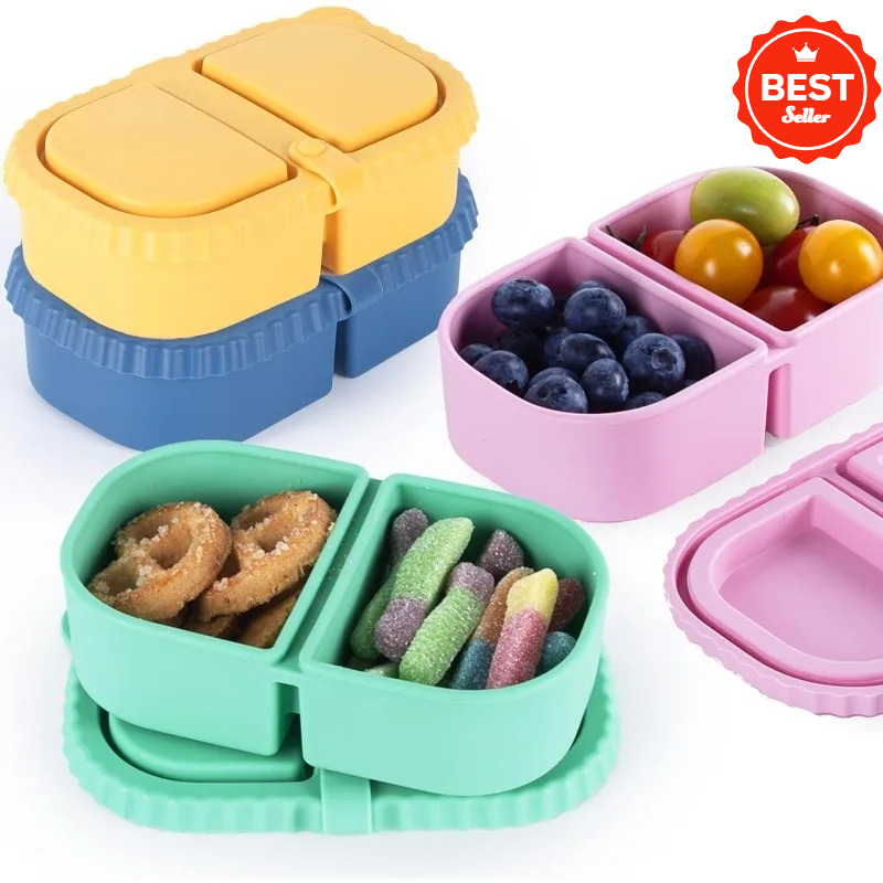 Reusable Silicone Snack Contai - Food Snacks For Picnic ulasan dan harga