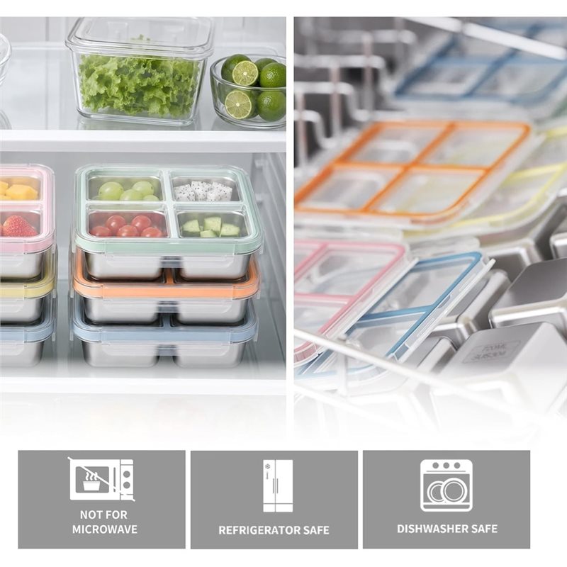 GIGI 4Pack Stainless Steel Sna - Food Snacks In Usa ulasan dan harga