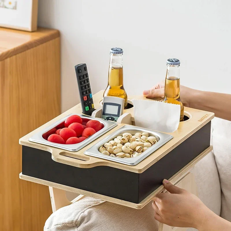 Rectangle Bamboo Tray Desktop  - Food Drink Snacks ulasan dan harga
