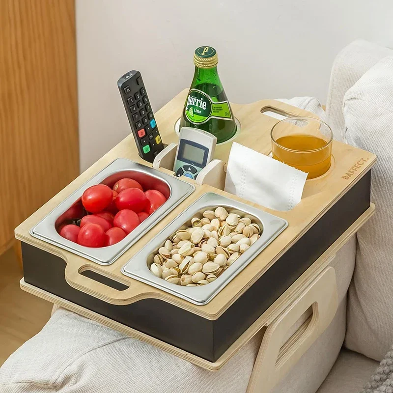 Rectangle Bamboo Tray Desktop  - Food Drink Snacks ulasan dan harga