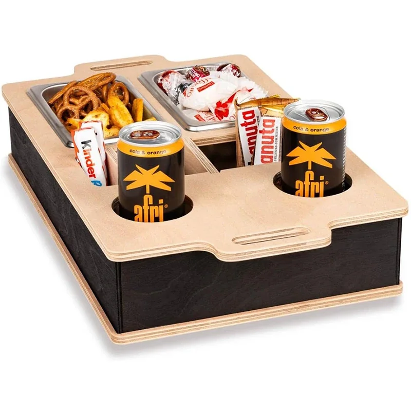 Rectangle Bamboo Tray Desktop  - Food Drink Snacks ulasan dan harga