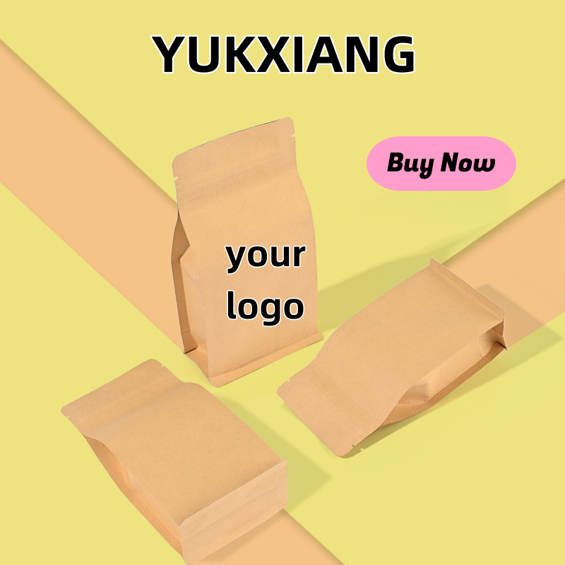 Custom Logo Kraft Paper Alumin - Food Snacks Logos ulasan dan harga