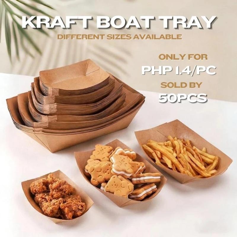 Disposable Kraft Paper Hotdog  - Food Packed Snacks ulasan dan harga