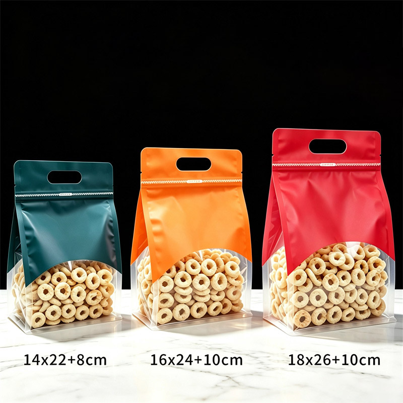 50Pcs Transparent Handheld Sea - Food Snacks Logos ulasan dan harga