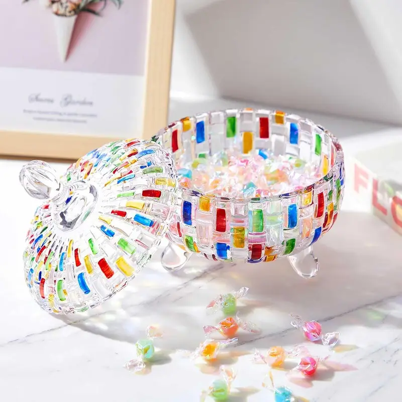 Nordic Glass Candy Jar with Li - Dried Fruit Mix ulasan dan harga
