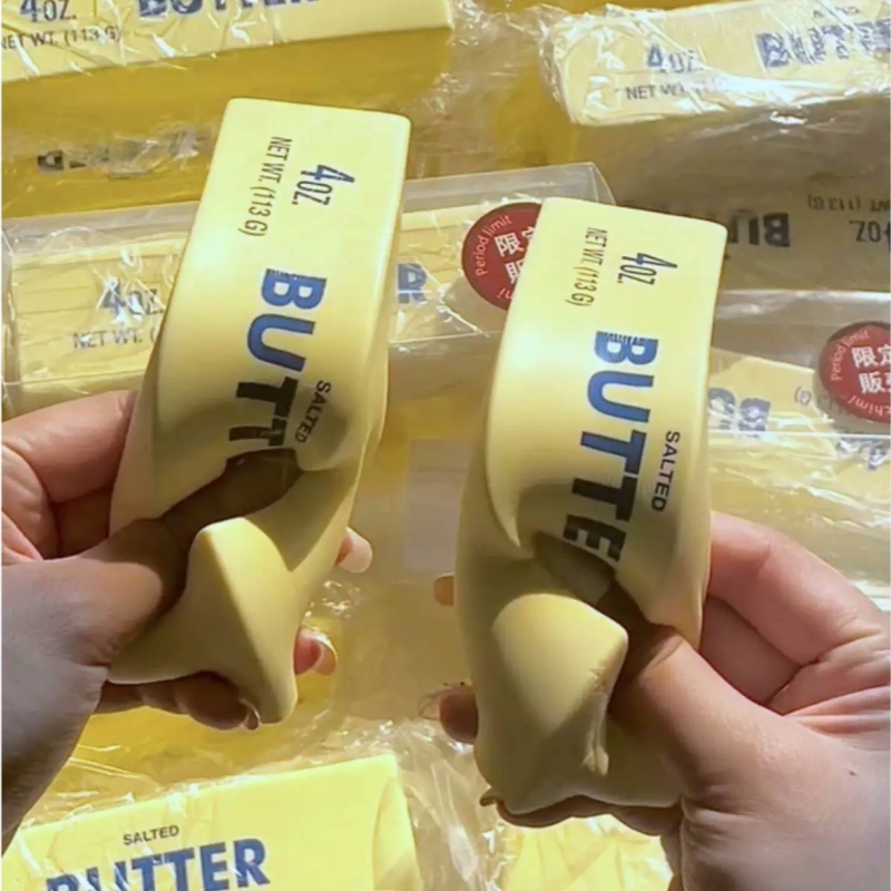 1Pc Butter Squeeze Toy For Adu - Food & Snacks Colouring Book ulasan dan harga