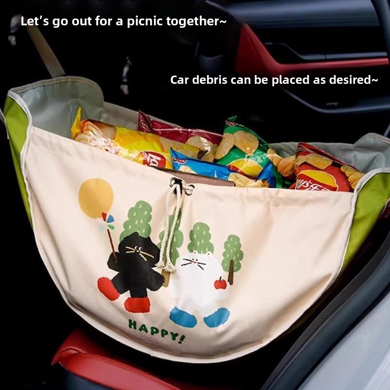 Large Capacity Car Storage Bag - Food Snacks For Picnic ulasan dan harga