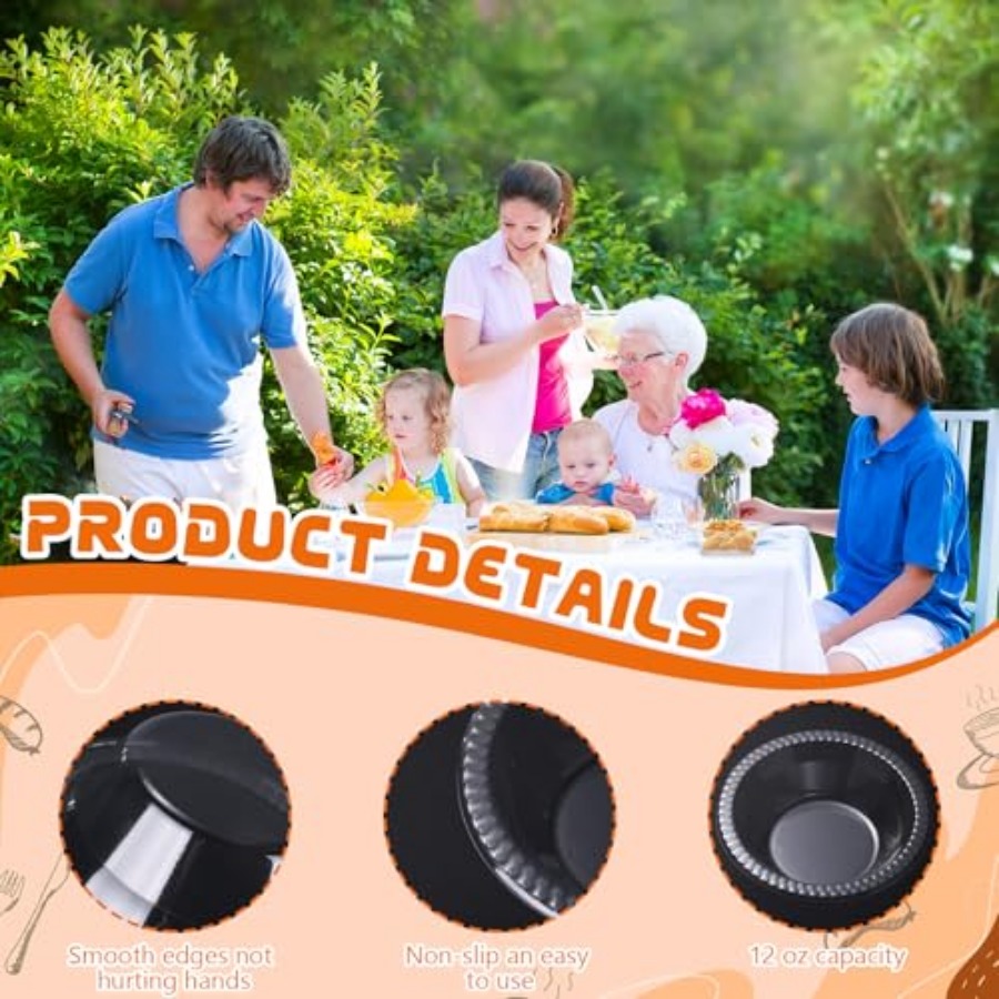 30 Pack 12 oz Disposable Plast - Food Packed Snacks ulasan dan harga