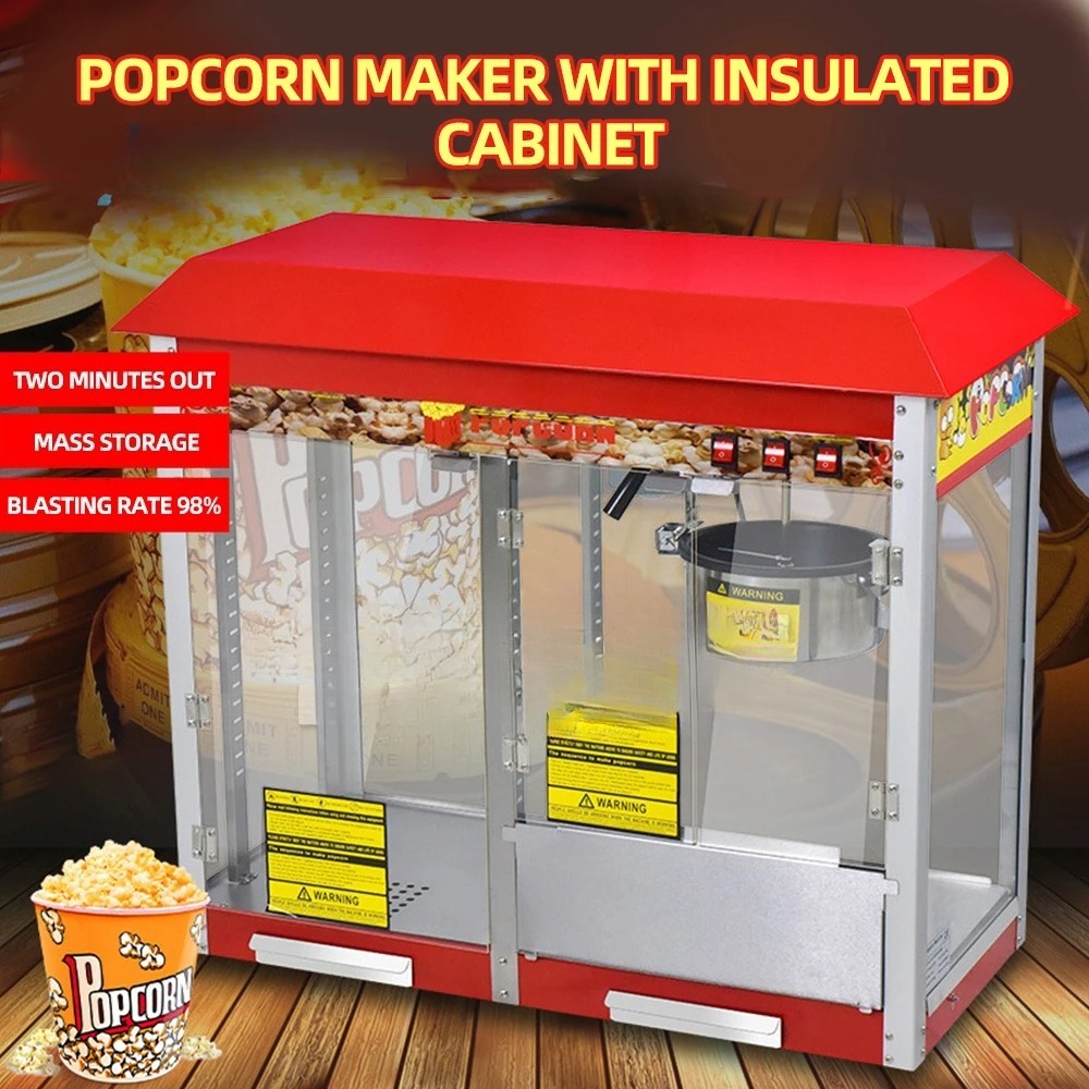 Commercial Popcorn Machine for - Food Processor Snacks ulasan dan harga