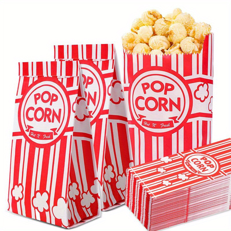 20/50Pcs Popcorn Bags Individu - Food Packed Snacks ulasan dan harga