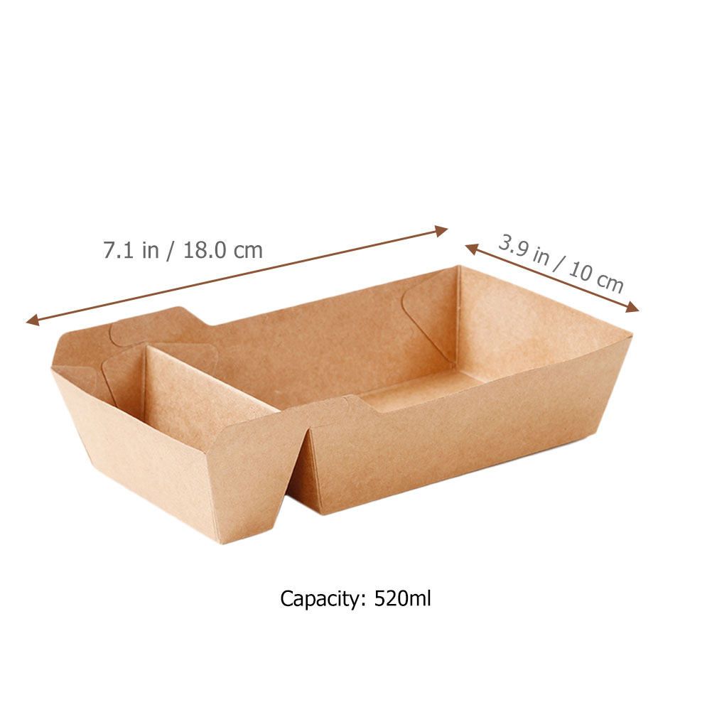 50Pcs Paper Snack Boxes Blank  - Food Day Snacks ulasan dan harga