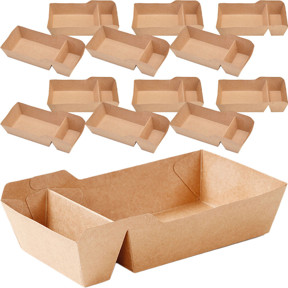 50Pcs Paper Snack Boxes Blank  - Food Day Snacks ulasan dan harga