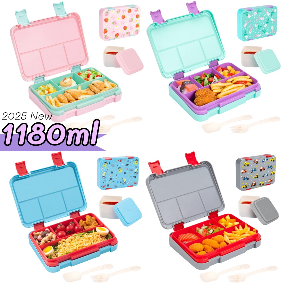 40oz Cartoon Pattern Bento Lun - Food Snacks For Picnic ulasan dan harga