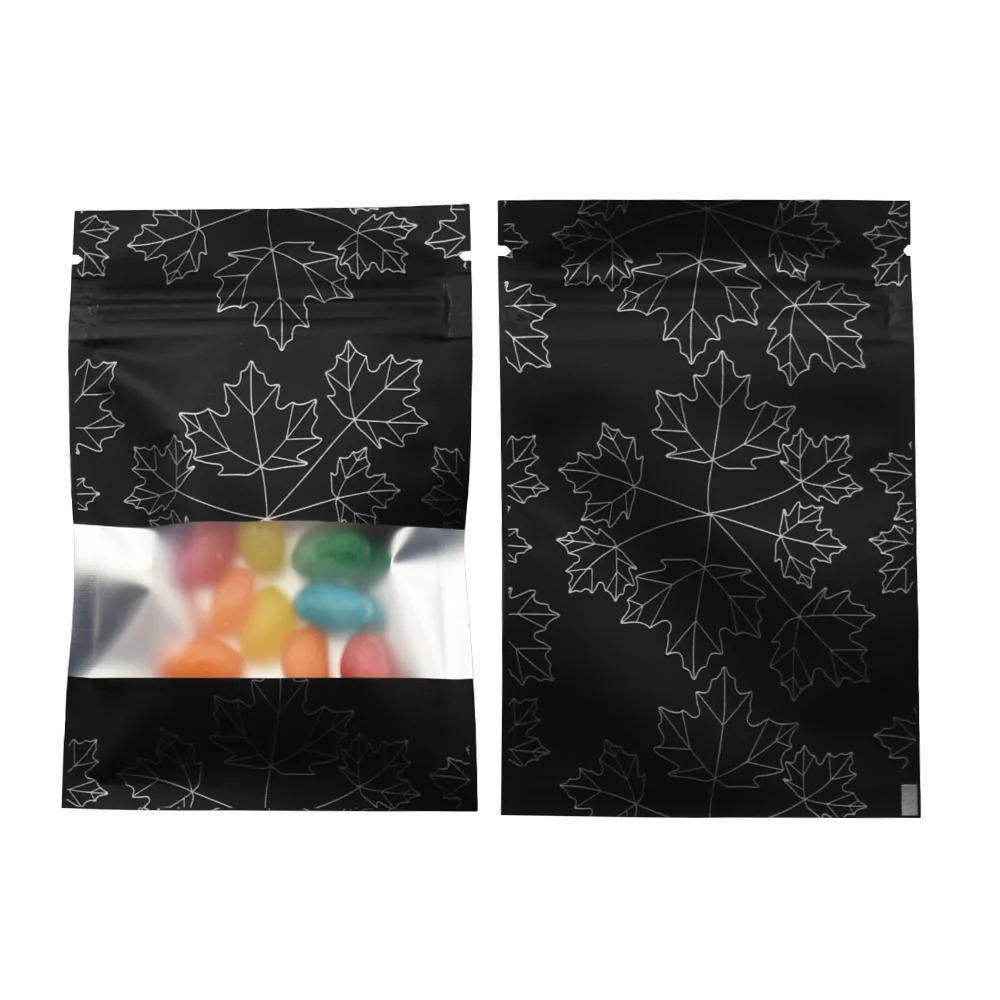 100Pcs Zip Lock Mylar Foil Bag - Food Day Snacks ulasan dan harga