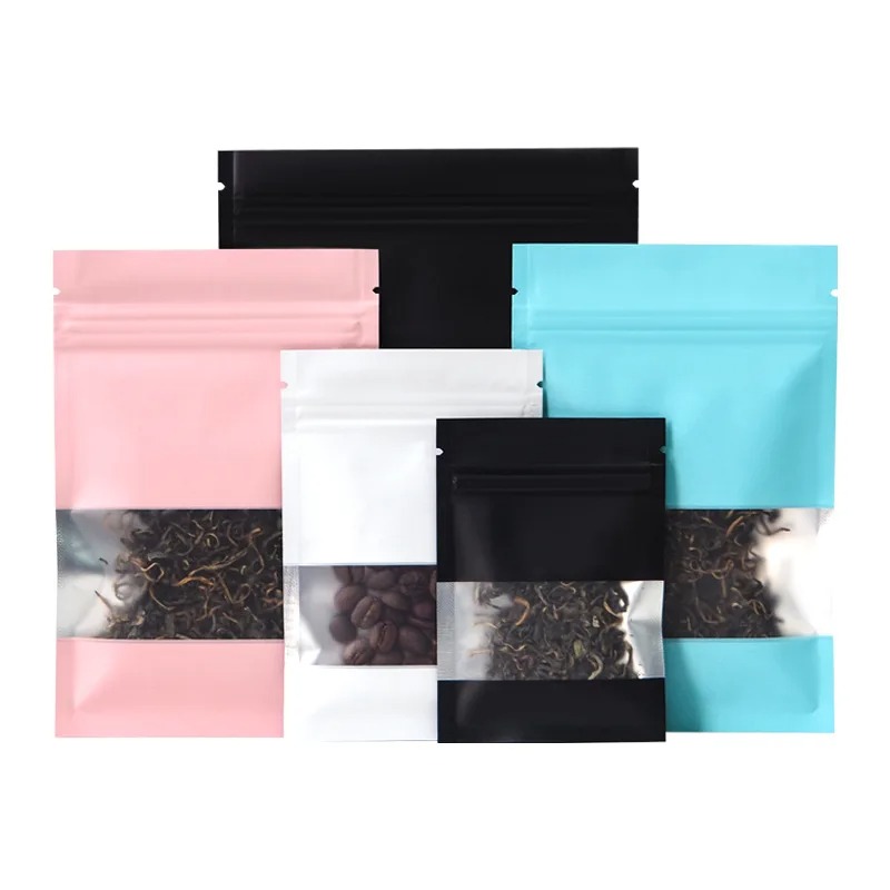 100Pcs Zip Lock Mylar Foil Bag - Food Day Snacks ulasan dan harga