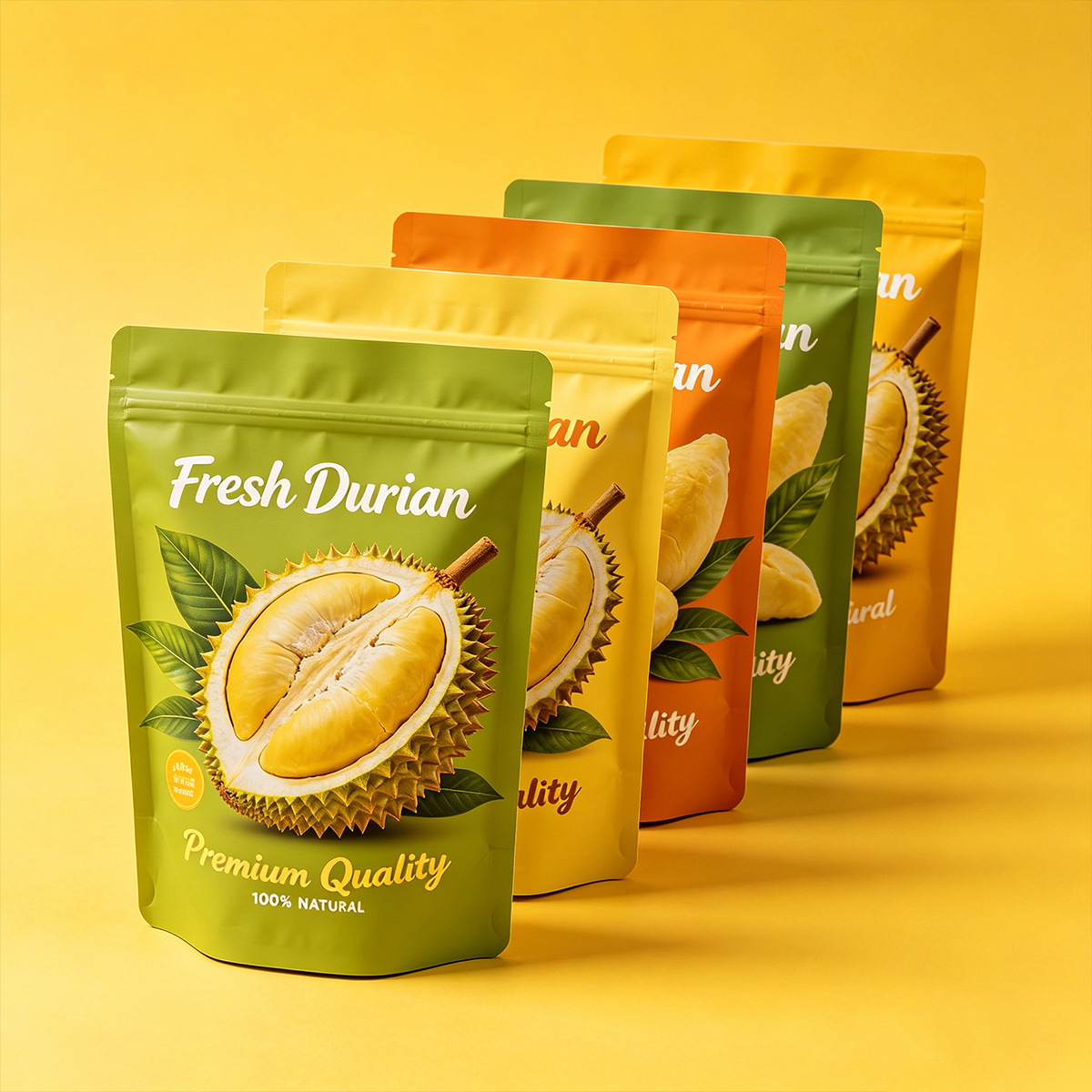 Custom Food Packaging Bags Wit - Food Snacks Logos ulasan dan harga