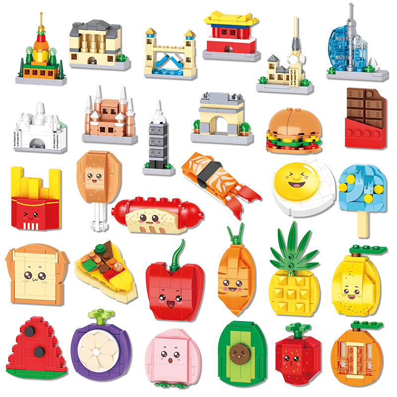 10in1 Cute Architectural Stree - Food Snacks Ideas For Kids ulasan dan harga