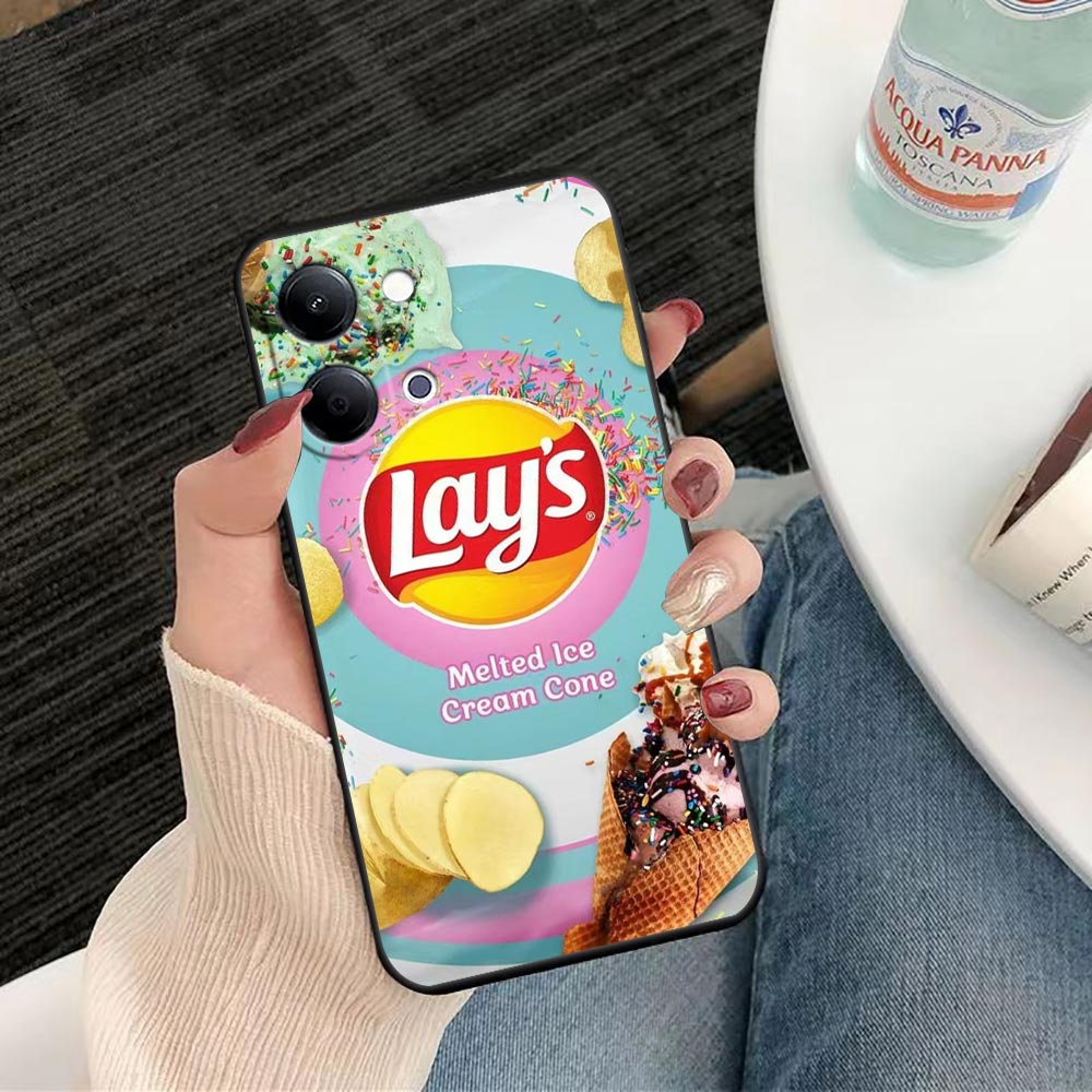 Phone Case For VIVO Y400 Y04 Y - Food Snacks Logos ulasan dan harga