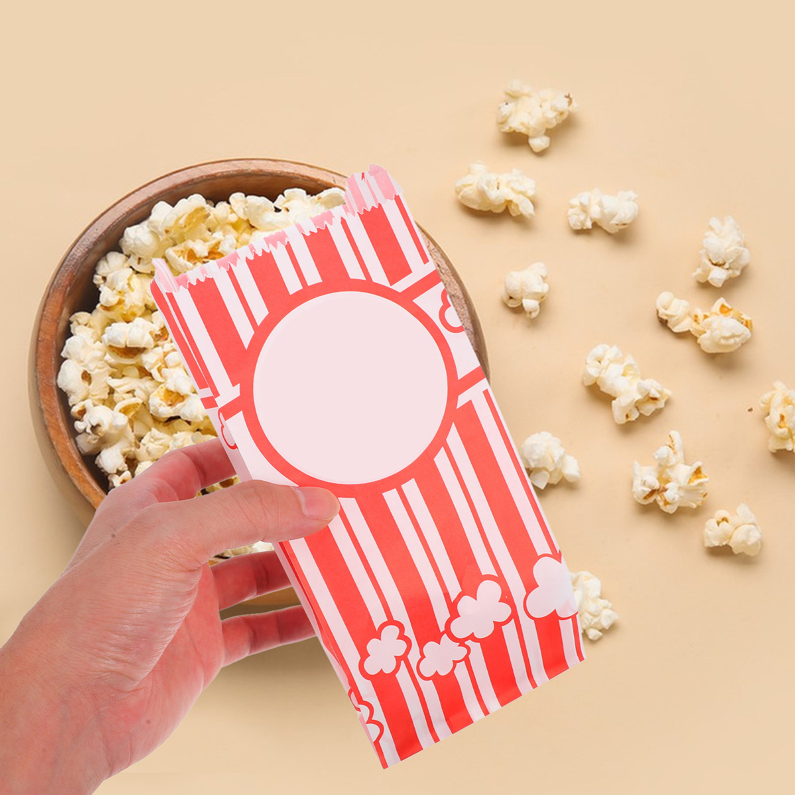 30Pcs Greaseproof Popcorn Bags - Food Snacks In Usa ulasan dan harga
