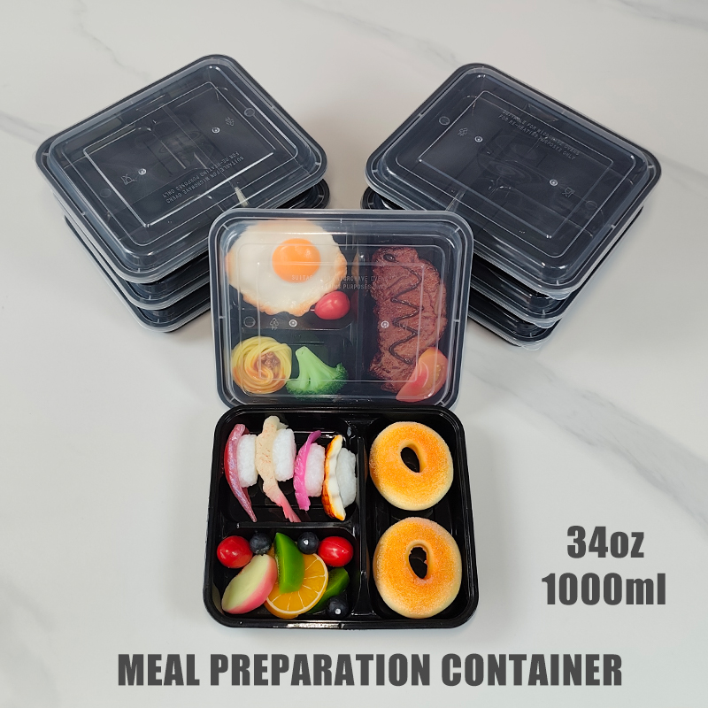 3-Compartment 34 Oz/1000 Ml, 1 - Food Snacks For Picnic ulasan dan harga