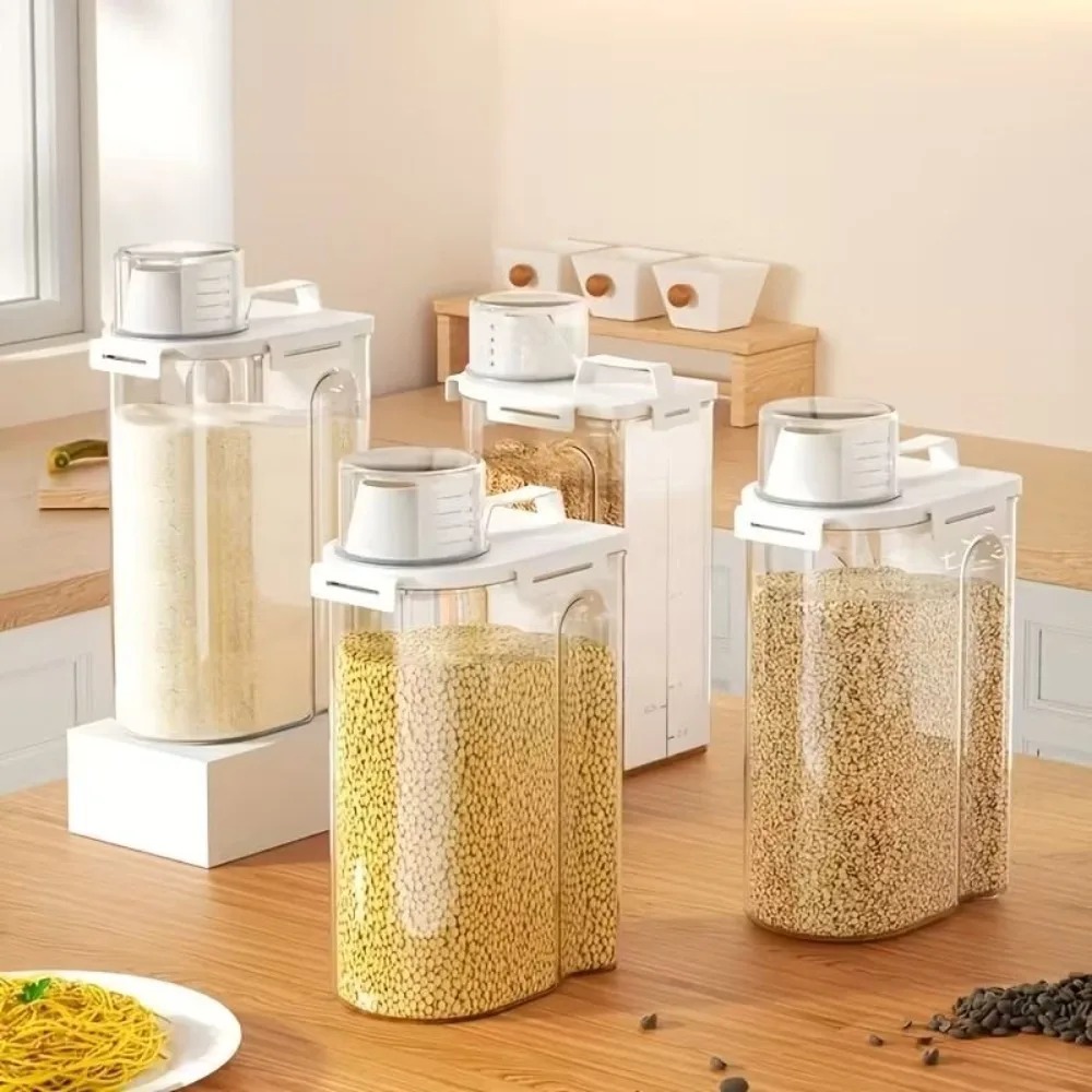 4 Pack 5LB Rice Storage Contai - Food Packed Snacks ulasan dan harga