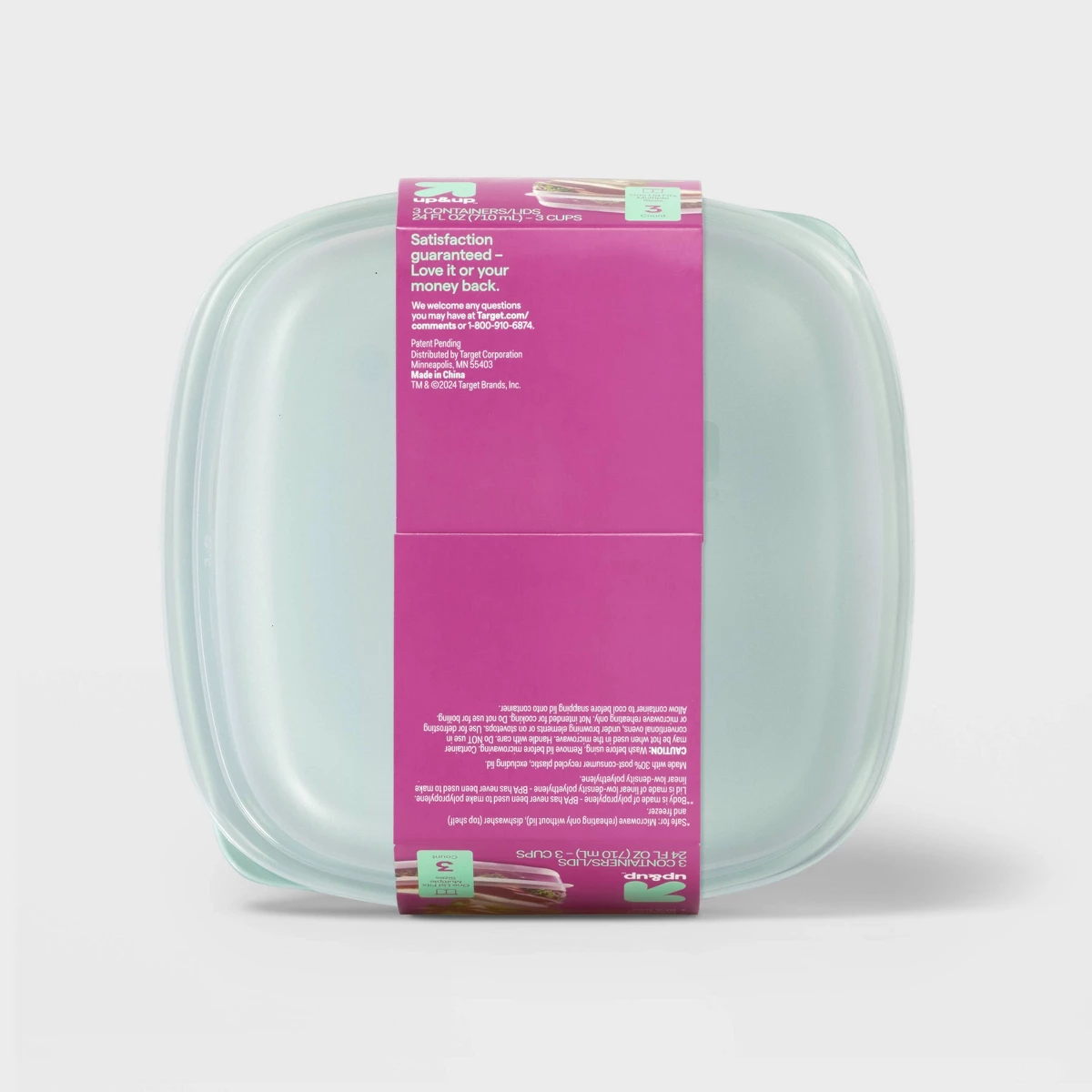 2026 New 3 Pack 24oz Square Fo - Food Packed Snacks ulasan dan harga